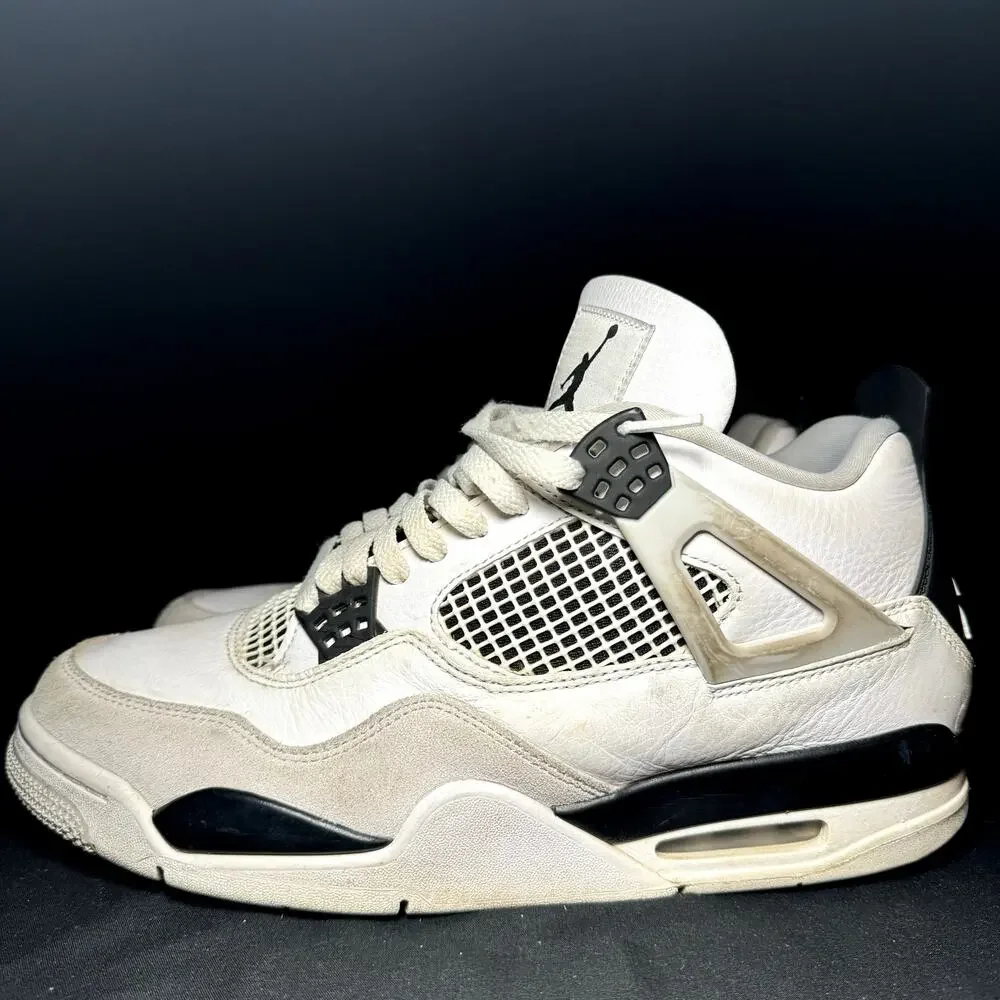 Size 11 - Nike Air Jordan 4 Retro Military Black Men's Shoes